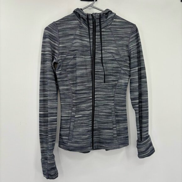 Lululemon Hooded Define Jacket Nulu Grey Size 6 - Picture 8 of 16